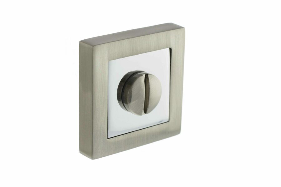 S4WCSSNPC WC Turn and Release - Satin Nickel/Polished Chrome - Each