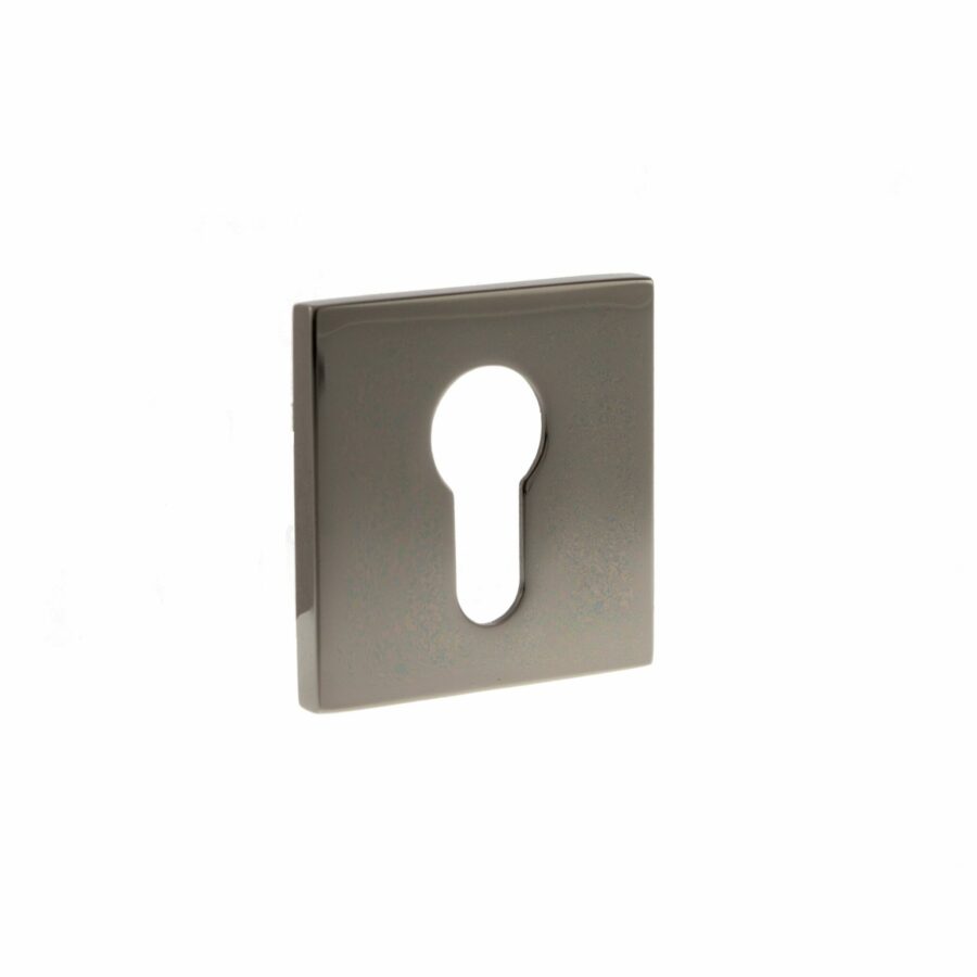 TESCES5SBSN Euro Escutcheon - Black Satin Nickel - Pair