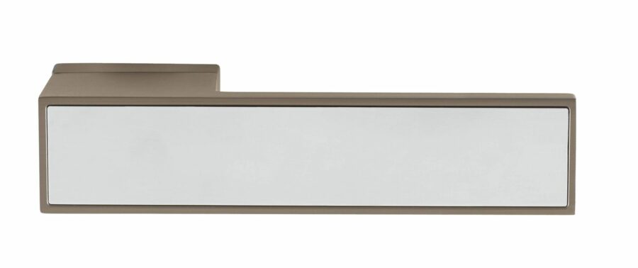 T3084LPSSTT Designer Lever - Polished Stainless Steel Decorative Plate - Titanium - Set