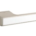 T3089LMBPC Designer Lever  - Pearl Black Decorative Plate - Bright Polished Chrome - Set