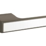 T3089LWHTT Designer Lever  - White Decorative Plate - Titanium - Set