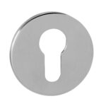 TESCER5SPC Euro Escutcheon - Bright Polished Chrome - Pair
