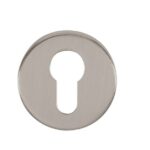 TESCERPL Euro Escutcheon - Pearl Nickel - Pair