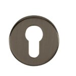 TESCERTT Euro Escutcheon - Titanium - Pair